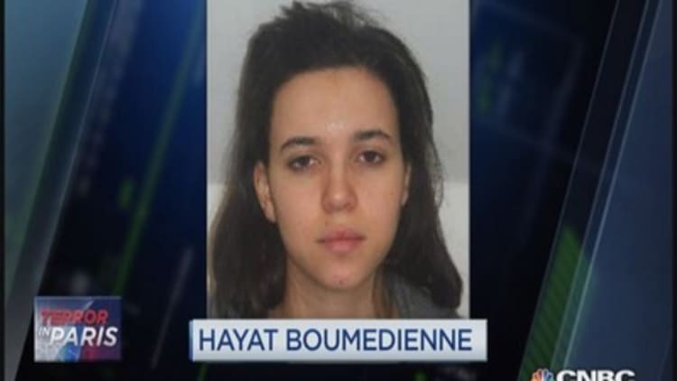 Paris suspect Boumeddiene in Syria