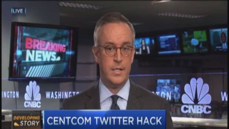 Red-faced Centcom: Twitter hack not a threat  