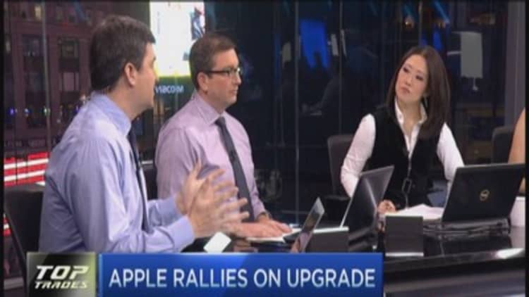 Apple upgrade, your Q1 trade