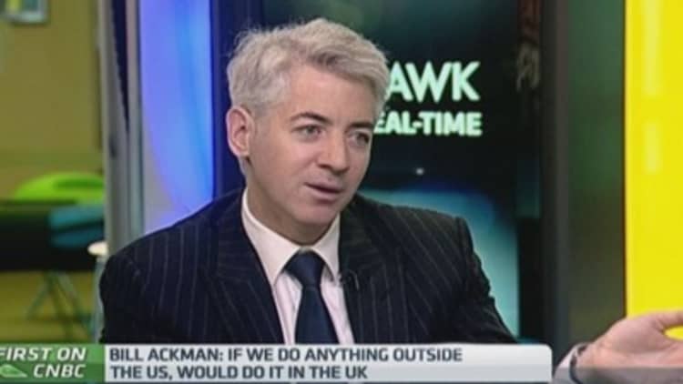 Ackman: A good time to look at energy but not for us