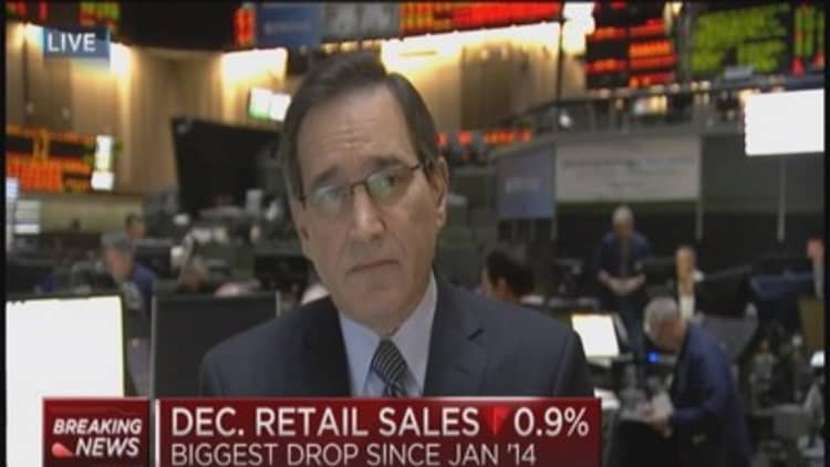 December retail sales down 0.9%