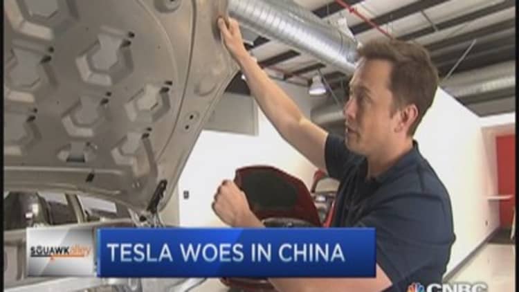 Tesla's Musk: China woes will correct later this year