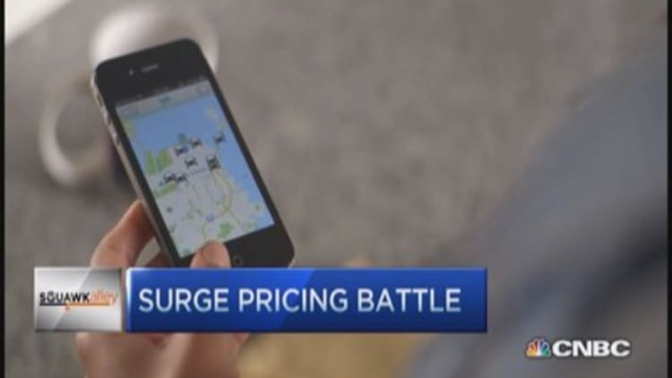 Surge pricing battle brewing? 