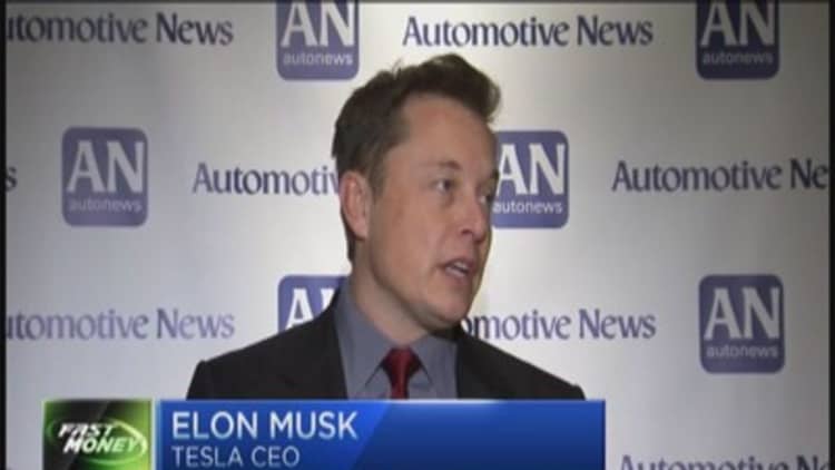 Musk shocks stock