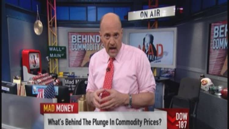 Cramer: Get used to commodities dislocation 
