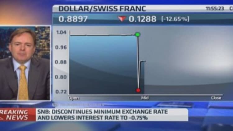 US investors eye the Swiss franc