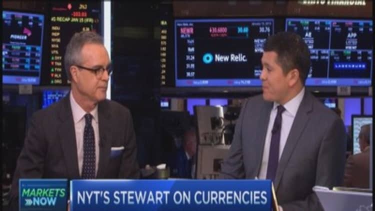 NYT's Stewart: Currency stresses emerged in Switzerland