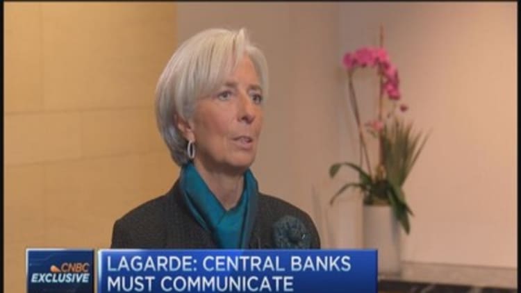 Lagarde: US economy clearly doing well