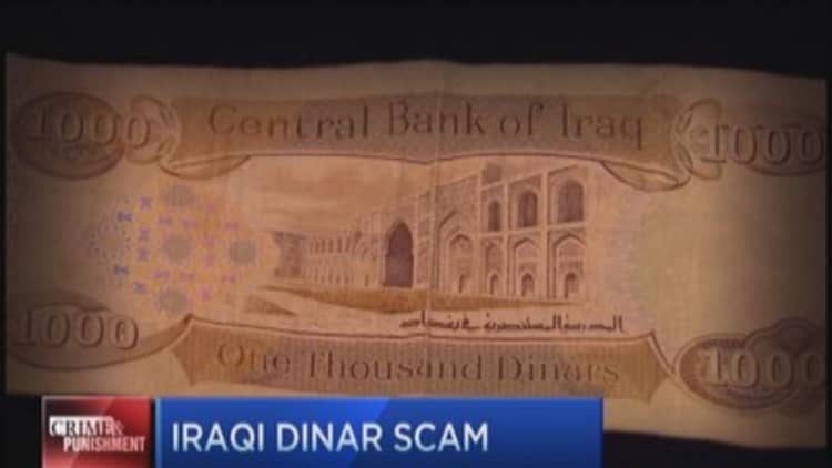 $24 million Iraqi currency scam