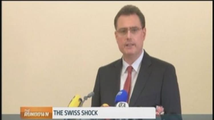 Swiss central bank shock ignites market turmoil