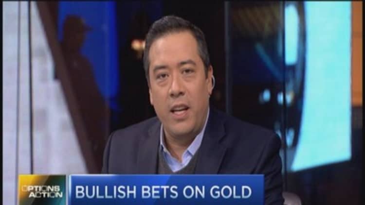 Massively bullish bets on gold