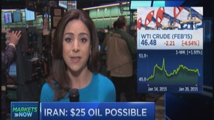 Iran: $25 oil possible
