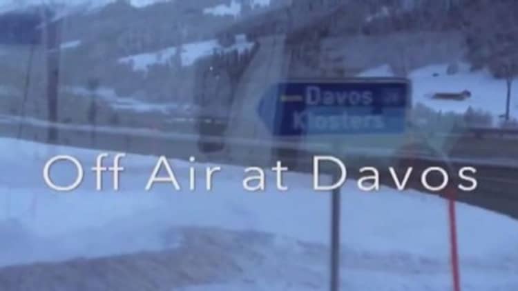 Day 1: Behind-the-scenes at Davos