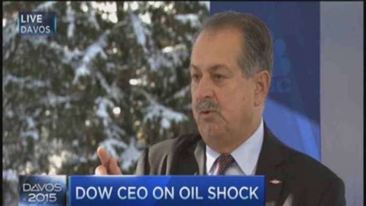 Dow Chemical CEO: Oil headed north of $45