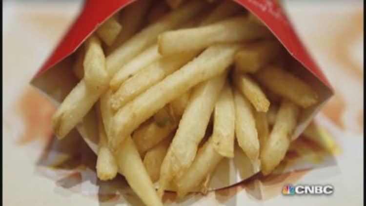 Are McDonald's fries made out of potatoes? 