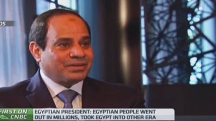 Egypt President: 'This is the new Egypt'