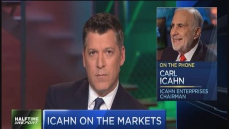 Icahn: I stick with euro/dollar short