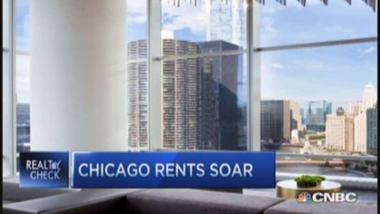 Chicago rents rise high