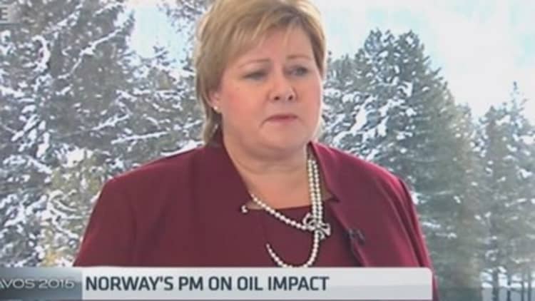 Norway PM: We can tolerate oil volatility