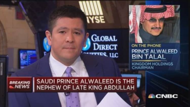 Saudi Prince Alwaleed: Yemen in complete turmoil
