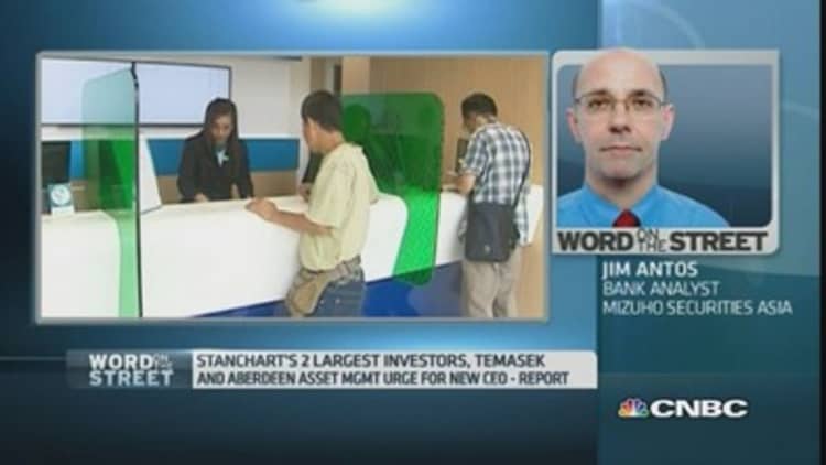 'Change at the top is necessary for StanChart': Pro