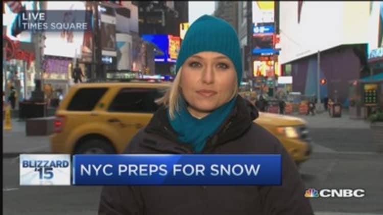 NYC preps for major snowstorm