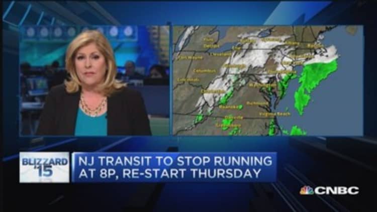 NJ Transit to stop running at 8PM