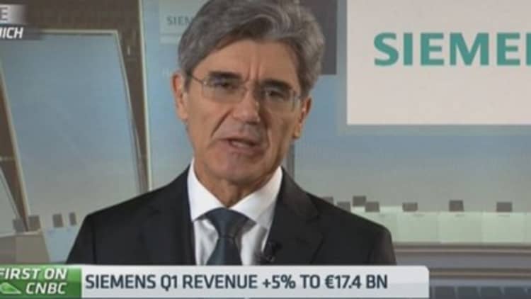Siemens boss on management reshuffle