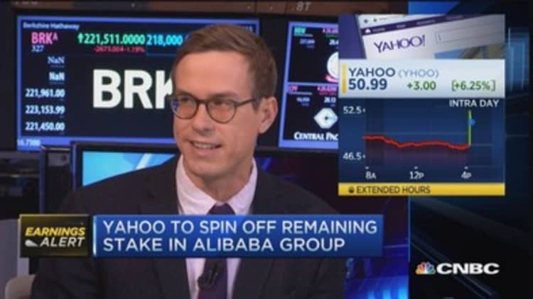 Yahoo to spin-off stake in Alibaba 