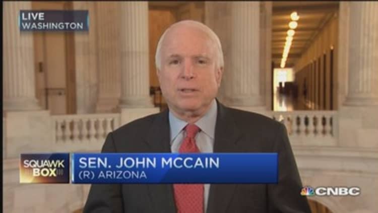McCain blasts Michael Moore over 'Sniper'