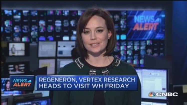 Regeneron, Vertex execs heads to White House