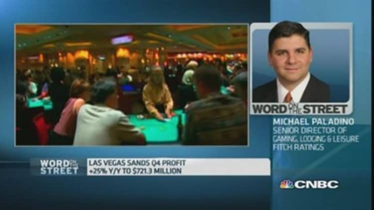 Las Vegas Sands' profits were 'deceiving': Fitch