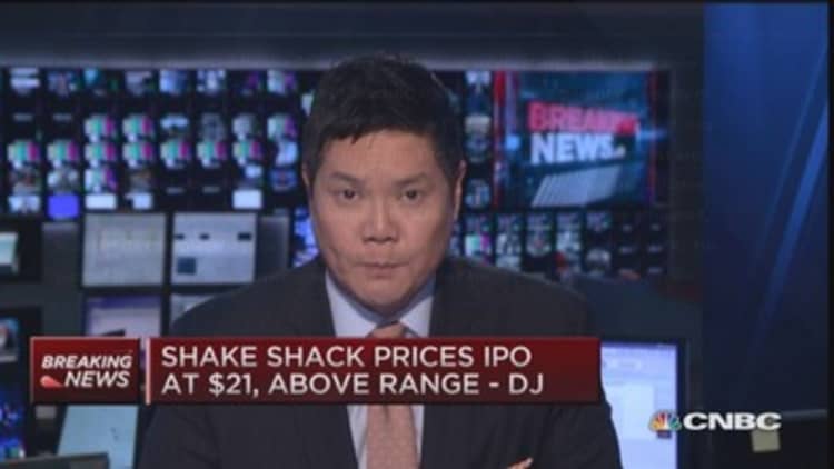 Shake Shack prices IPO at $21: DJ
