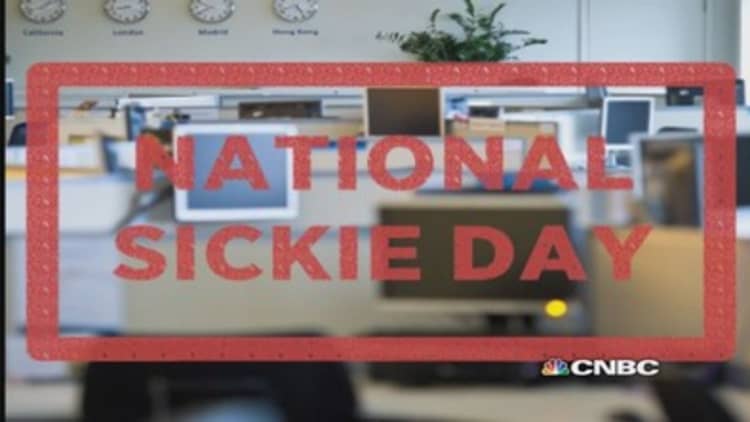 Why it's National Sickie Day