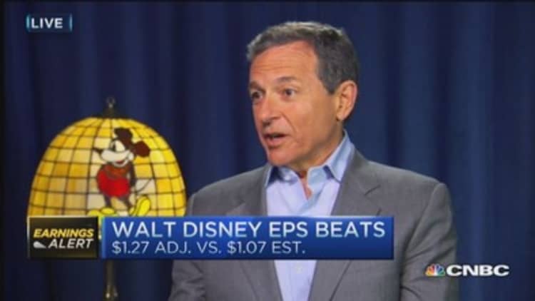 Disney CEO: Great, great quarter