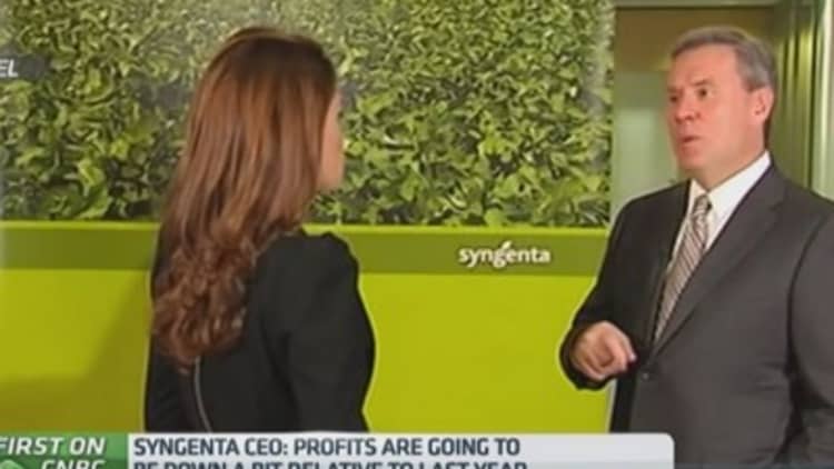 Syngenta CEO: Why profits will be lower