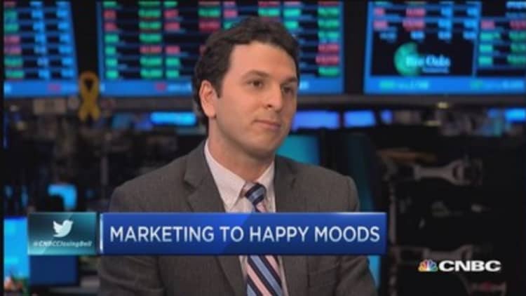 Social marketing to happy (& sad) folks