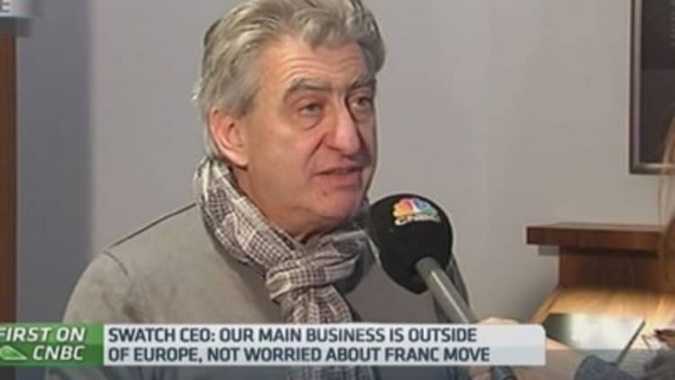 Swatch CEO: SNB's move is a tourism disaster