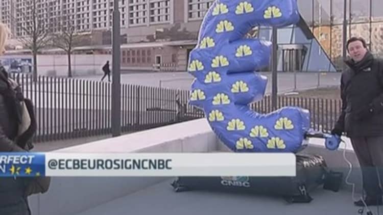 Inflation's back! CNBC revives the ECB euro sign