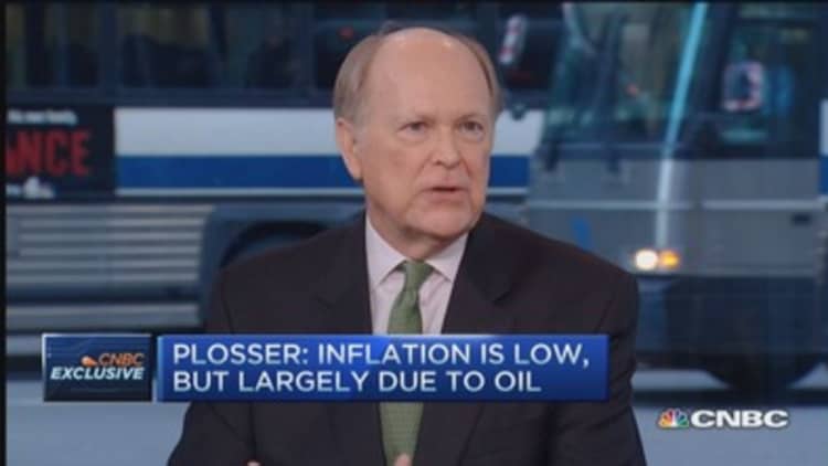 Fed's Plosser: I'm at the 'cusp' of raising rates