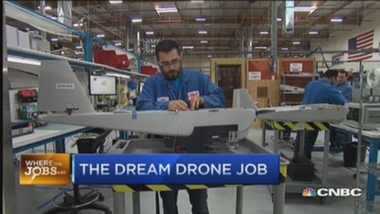 Landing dream drone job