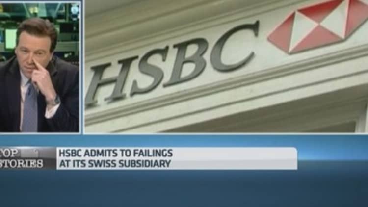 HSBC admits Swiss bank failings over client taxes
