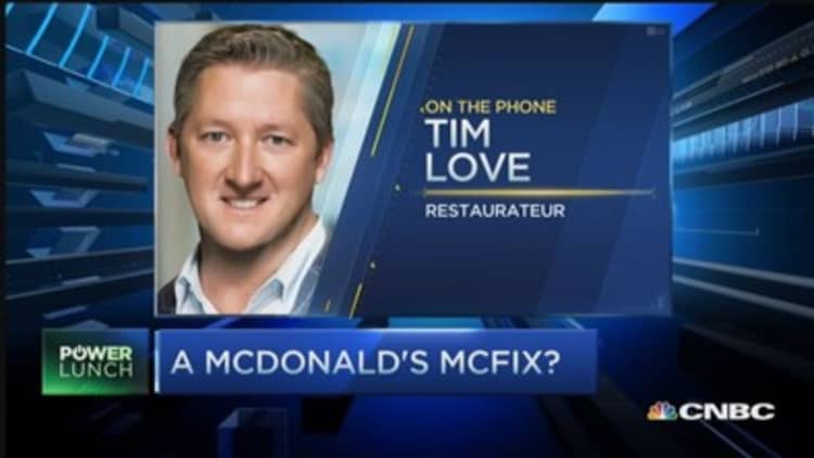 A McDonald's McFix?