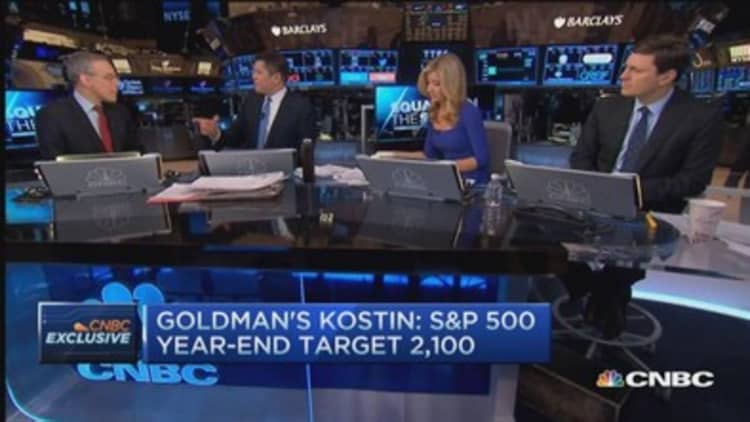 Goldman's Kostin: Valuations stretched 