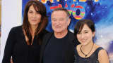 Robin Williams with wife Susan, left, and daughter Zelda Williams in 2011.