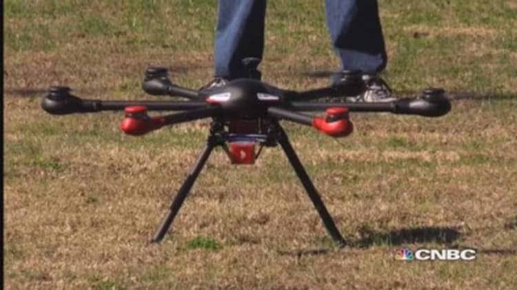 Farm show buzzes over drones