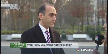 Cyprus Fin Min: We want Greece in the EU
