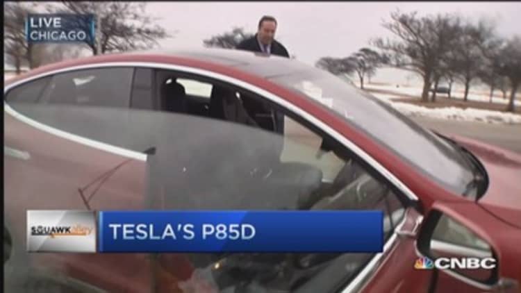 LeBeau tests Tesla's insane mode