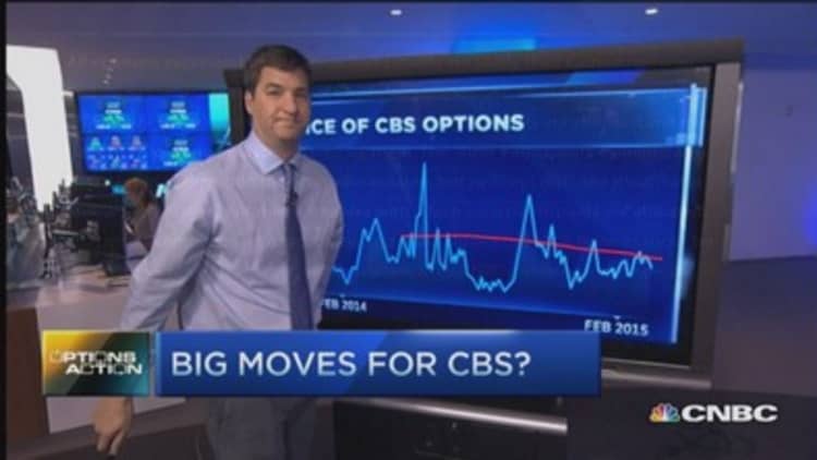 Options Action: Big moves for CBS
