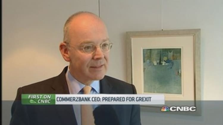 Commerzbank CEO is 'prepared' for Grexit
